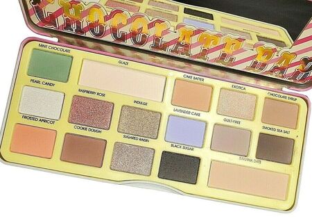 Chocolate Bar eyeshadow palette with sweet pastel shades.