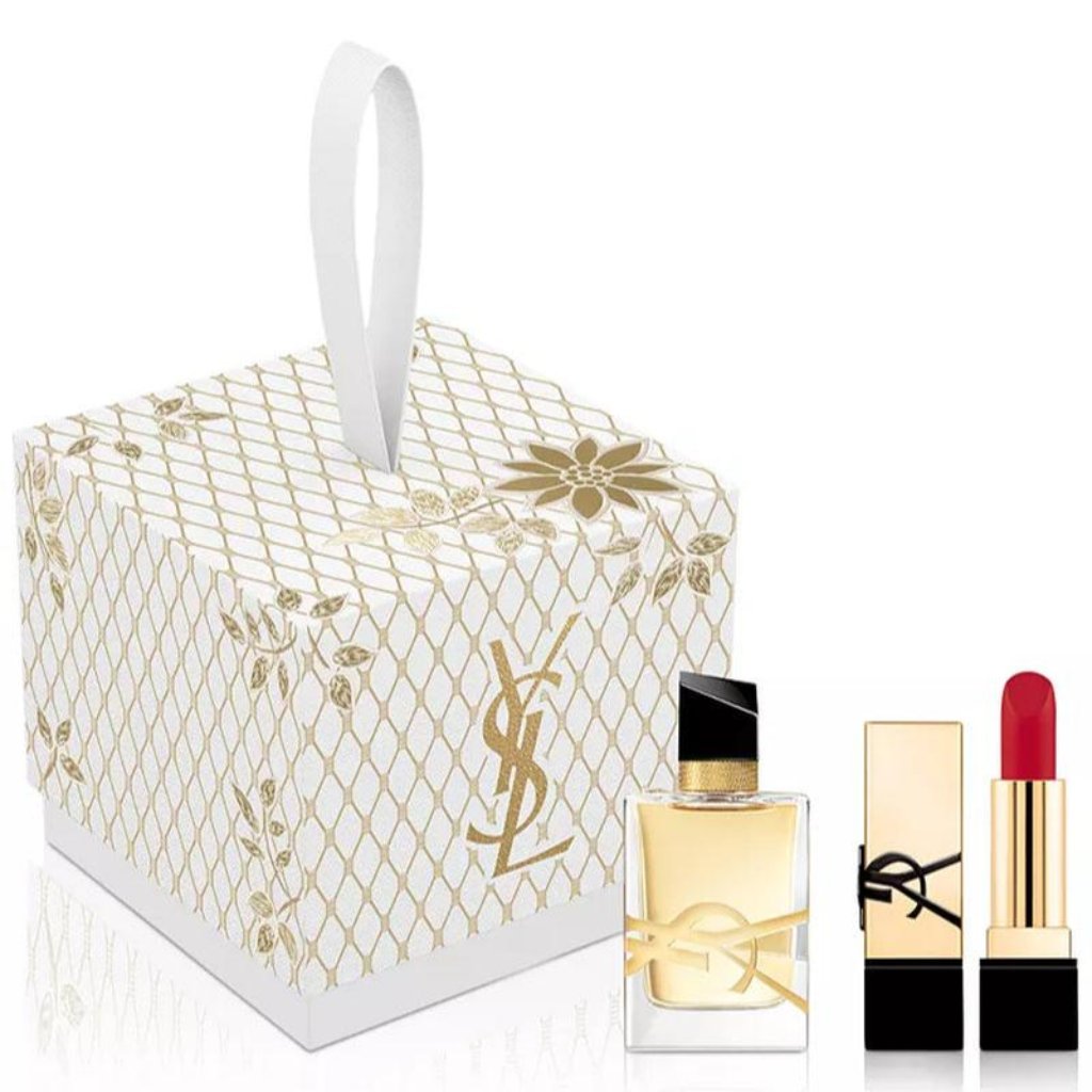 2-Pc. Libre Eau De Parfum & Rouge Pur Couture Mini Ornament Gift Set