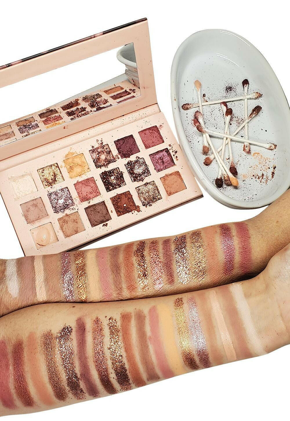 Eyeshadow Palette Makeup, Natural Pink, Neutral & Nude Colors
