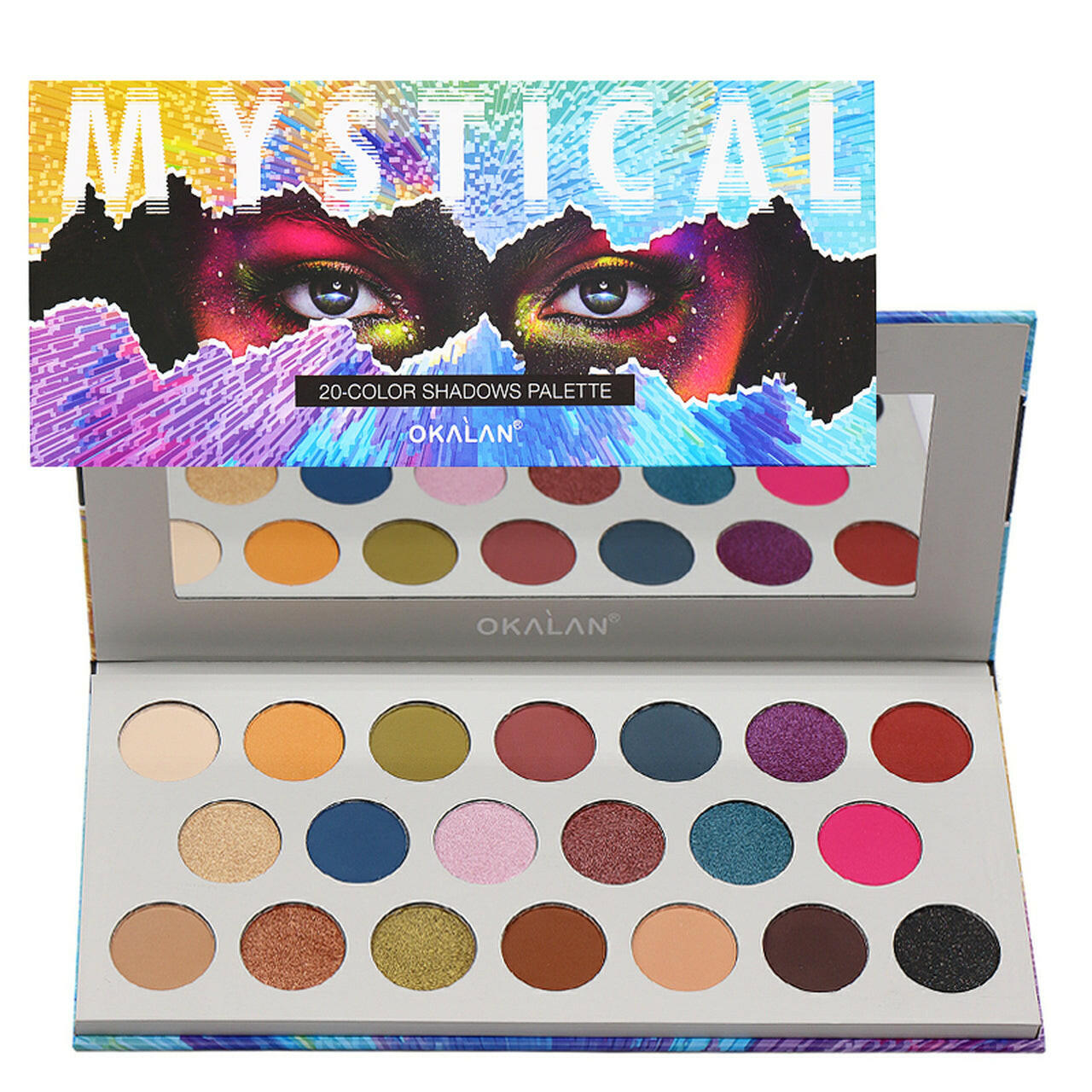 Eyeshadow Palette Vibrant Summer Colors