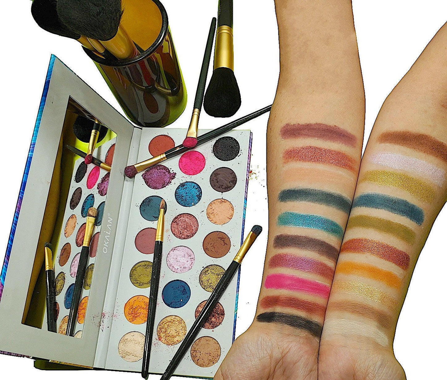 Eyeshadow Palette Vibrant Summer Colors