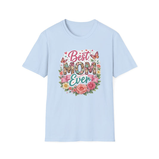 Blue Best Mom Ever t-shirt for Mother’s Day gift idea