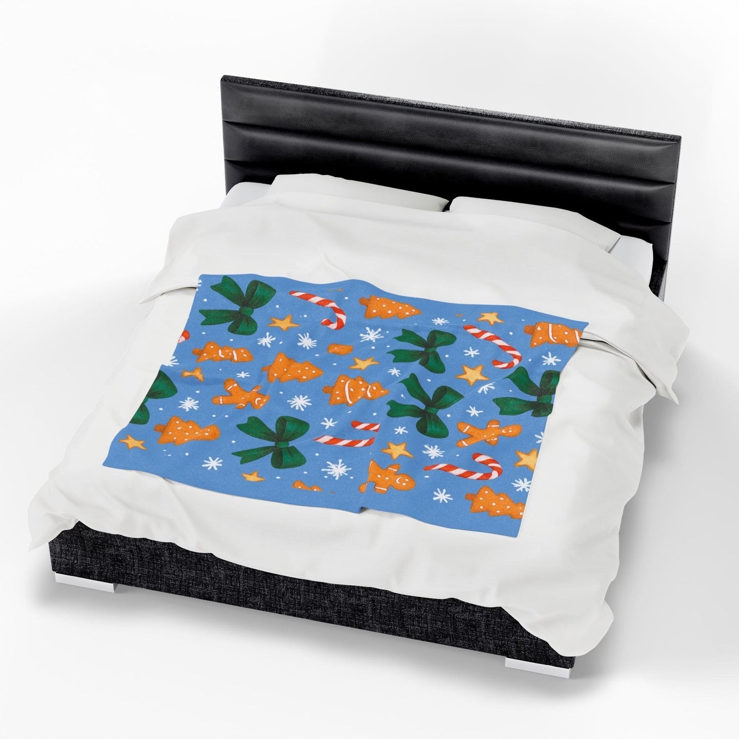 Cozy Christmas Velveteen Blanket – Soft Plush Holiday Throw