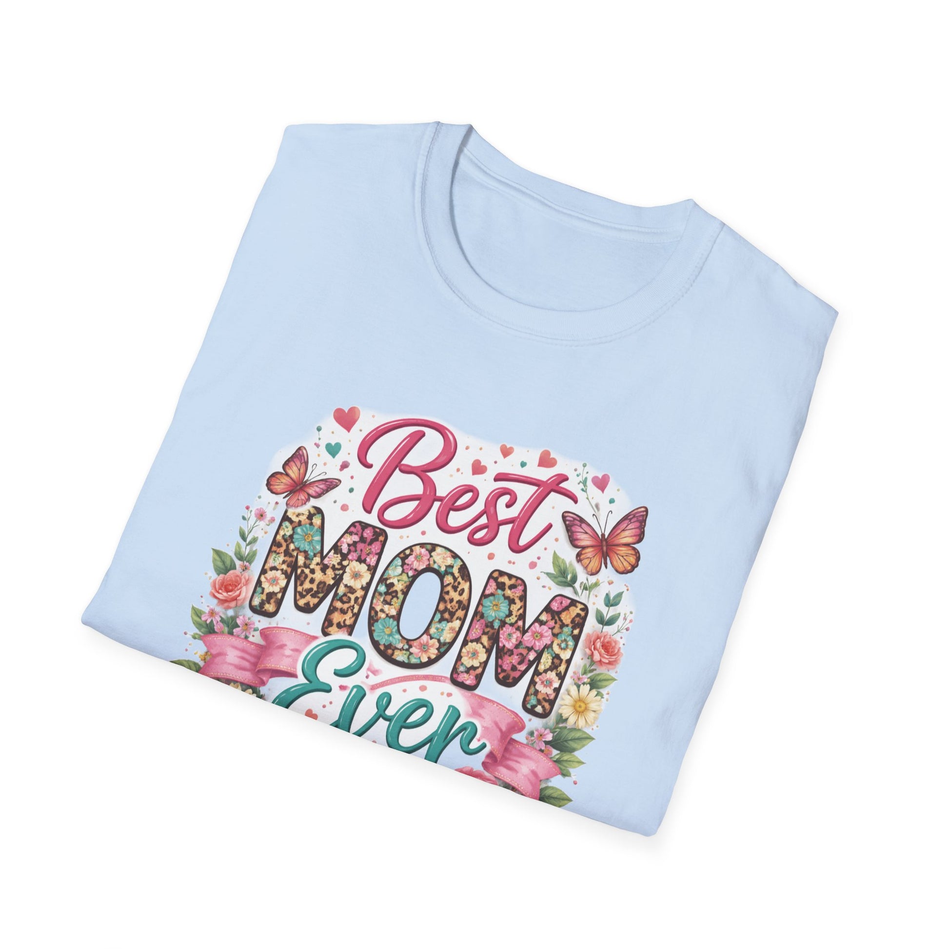 Floral heart design t-shirt for Mother’s Day gift for mom
